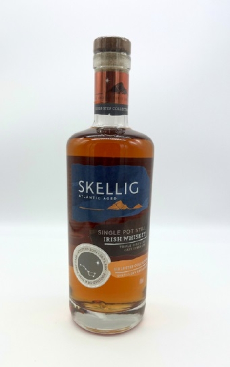 Skellig Triple Cask Single Pot Still Cask Strength Ruby Port Cask